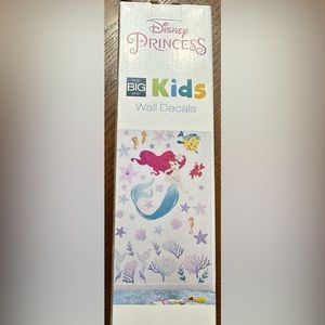 Disney Princess Little Mermaid Kids Wall Decals NWT